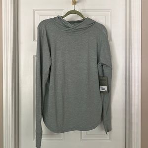 REI Sahara Shade Hooded Long Sleeve Women’s Shirt with UV Protection - Size L.